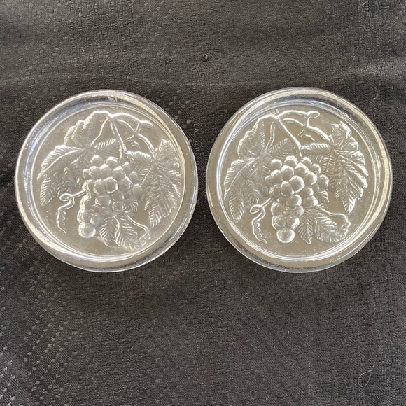 Set of 2 Glass drink Coasters - Picture 2 of 4